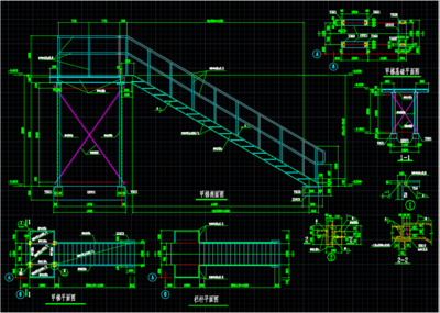 钢楼梯施工图钢